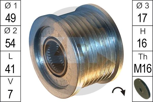 ERA ZN5562 Alternator Freewheel Clutch