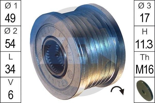 ERA ZN5564 Alternator Freewheel Clutch
