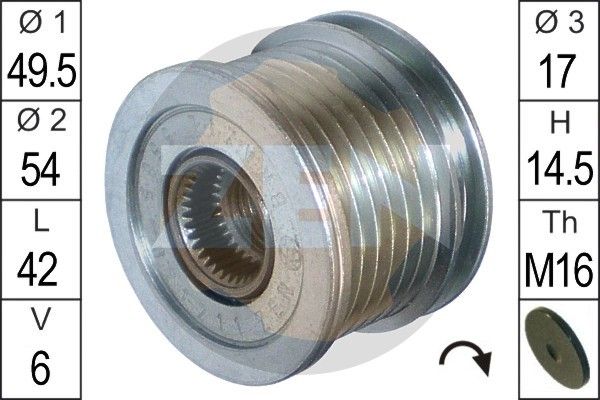 ERA ZN5565 Alternator Freewheel Clutch