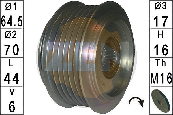 ERA ZN5631 Alternator Freewheel Clutch
