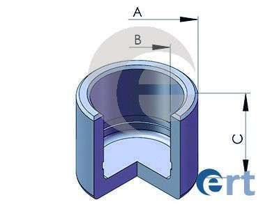 ERT 150229-C Piston, brake caliper