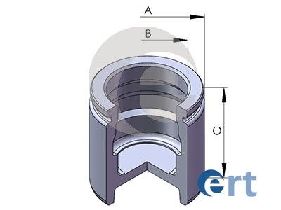 Piston, brake caliper ERT 150382-C