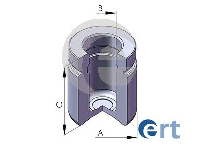 Piston, brake caliper ERT 150572-C