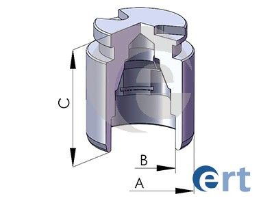 Piston, brake caliper ERT 150577-C