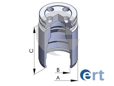 Piston, brake caliper ERT 150760-C