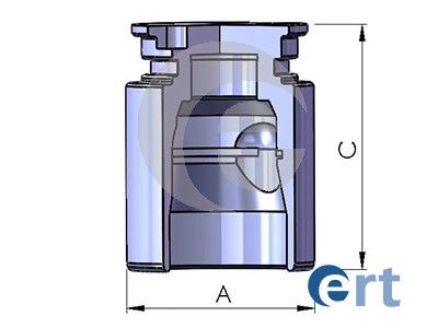 Piston, brake caliper ERT 150766-C