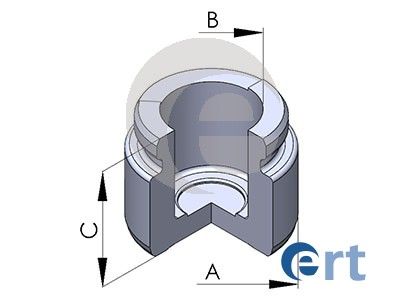 Piston, brake caliper ERT 150773-C