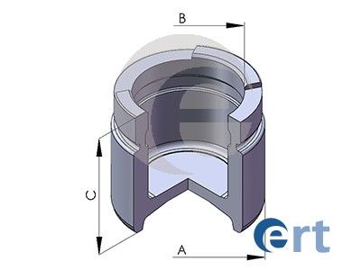 ERT 150847-C Piston, brake caliper