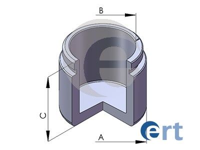 Piston, brake caliper ERT 151088-C