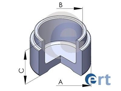 Piston, brake caliper ERT 151100-C