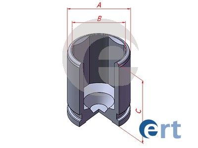 Piston, brake caliper ERT 151198-C