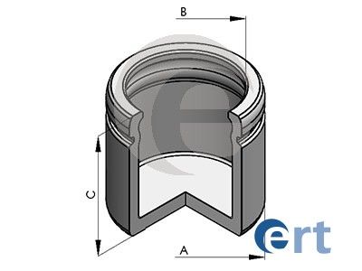 Piston, brake caliper ERT 151214-C