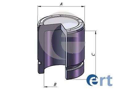 Piston, brake caliper ERT 151248-C