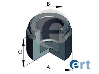 Piston, brake caliper ERT 151281-C