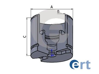 Piston, brake caliper ERT 151327-C
