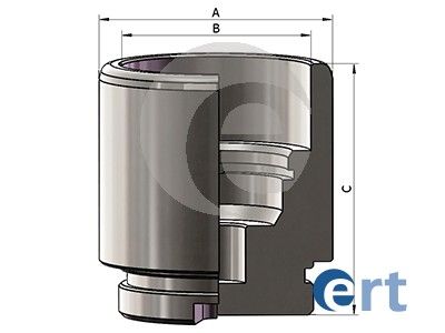 Piston, brake caliper ERT 151383-C