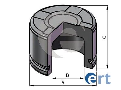 Piston, brake caliper ERT 151411-C