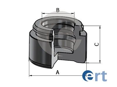Piston, brake caliper ERT 151686-C