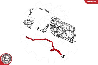 Radiator Hose ESEN SKV 24SKV321