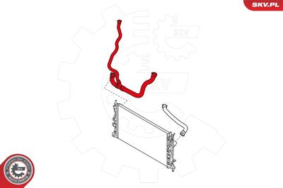 Radiator Hose ESEN SKV 24SKV335