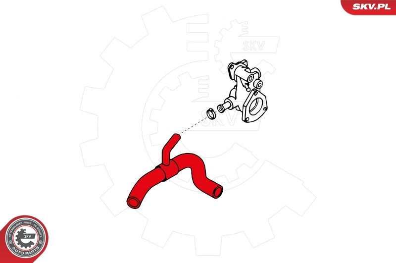 ESEN SKV 24SKV347 Radiator Hose