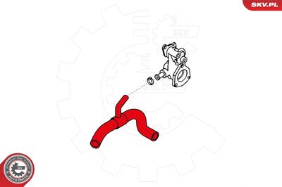Radiator Hose ESEN SKV 24SKV347