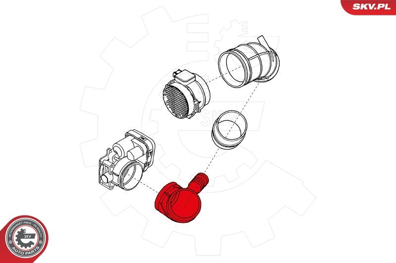 ESEN SKV 24SKV480 Intake Hose, air filter