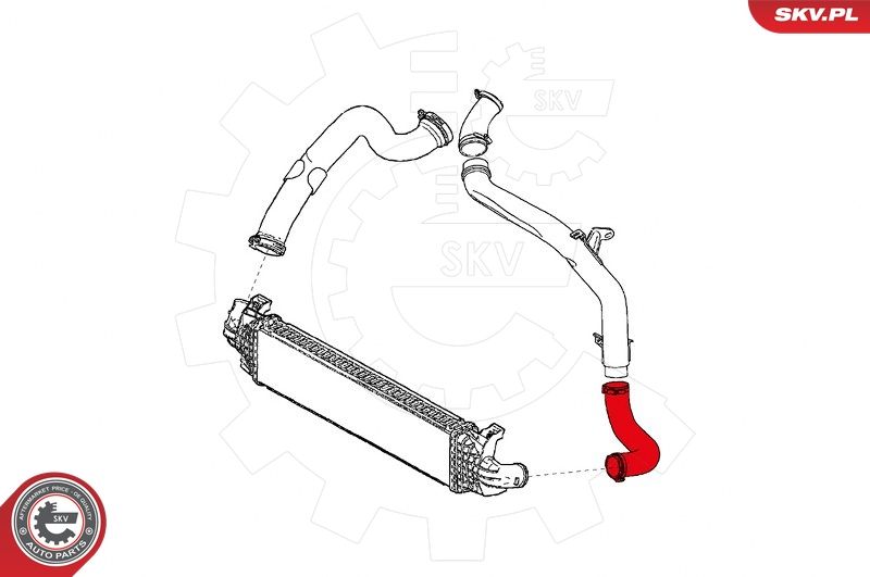 ESEN SKV 24SKV876 Charge Air Hose