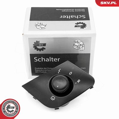 Switch, exterior rearview mirror adjustment ESEN SKV 37SKV621