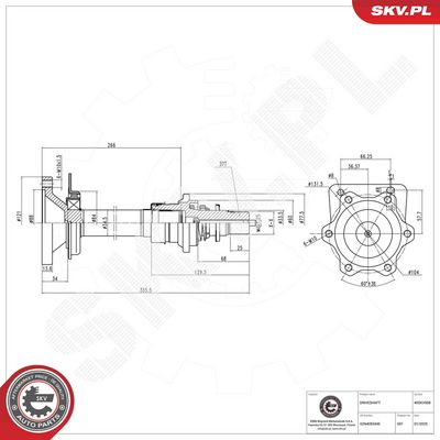 Drive Shaft ESEN SKV 40SKV008