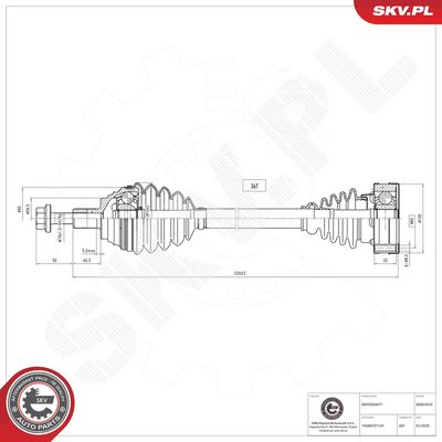 Drive Shaft ESEN SKV 40SKV010
