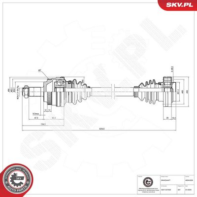 Drive Shaft ESEN SKV 40SKV029