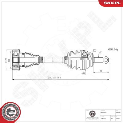 Drive Shaft ESEN SKV 40SKV040