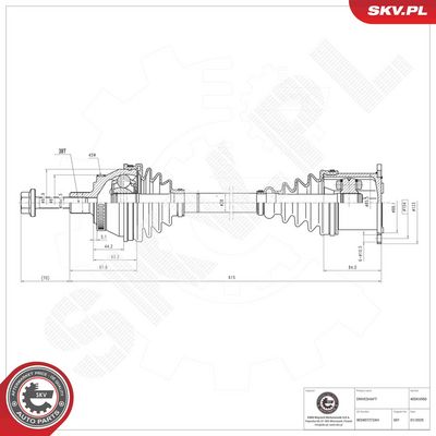 Drive Shaft ESEN SKV 40SKV050