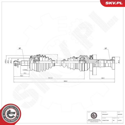 Drive Shaft ESEN SKV 40SKV051
