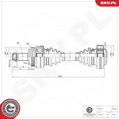 Drive Shaft ESEN SKV 40SKV053