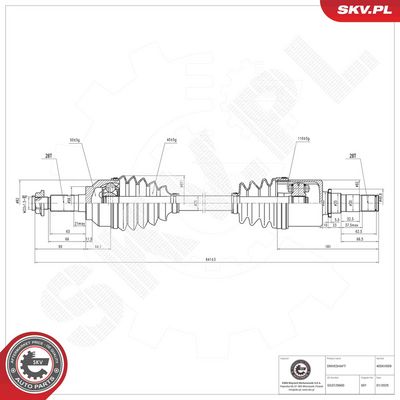 Drive Shaft ESEN SKV 40SKV059