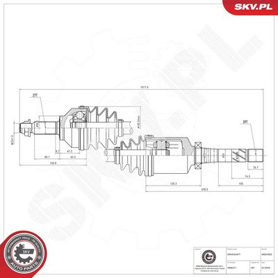 Drive Shaft ESEN SKV 40SKV062