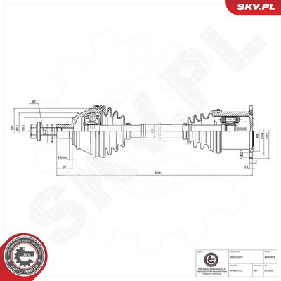 Drive Shaft ESEN SKV 40SKV078