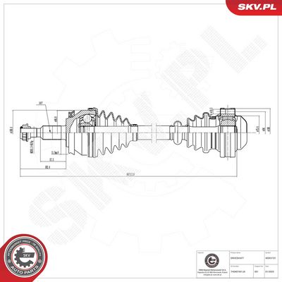 Drive Shaft ESEN SKV 40SKV101