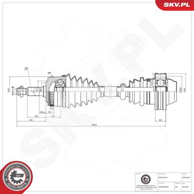Drive Shaft ESEN SKV 40SKV135