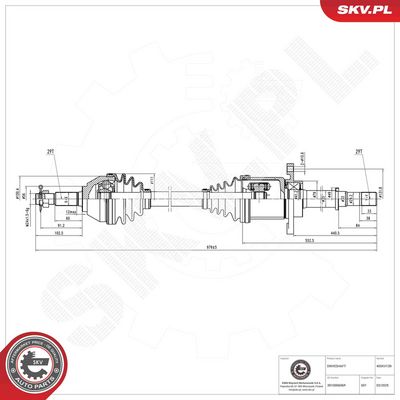 Drive Shaft ESEN SKV 40SKV139
