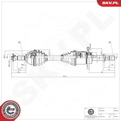 Drive Shaft ESEN SKV 40SKV243