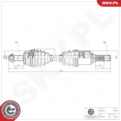Drive Shaft ESEN SKV 40SKV263