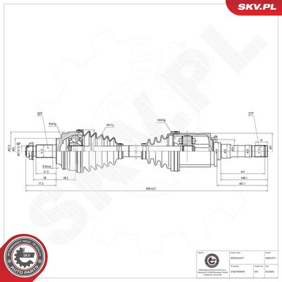 Drive Shaft ESEN SKV 40SKV317
