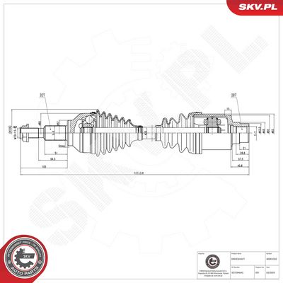Drive Shaft ESEN SKV 40SKV332