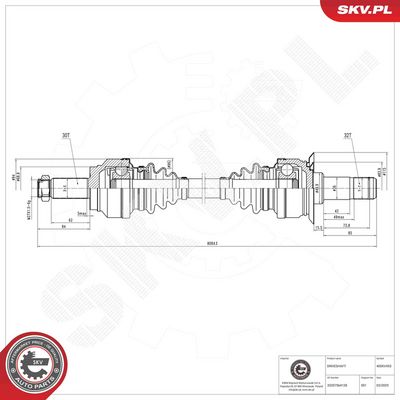 Drive Shaft ESEN SKV 40SKV453
