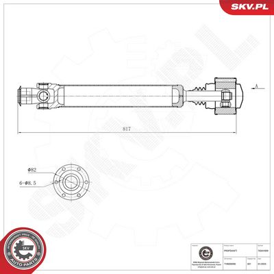 Drive Shaft ESEN SKV 76SKV009