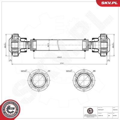 Drive Shaft ESEN SKV 76SKV010