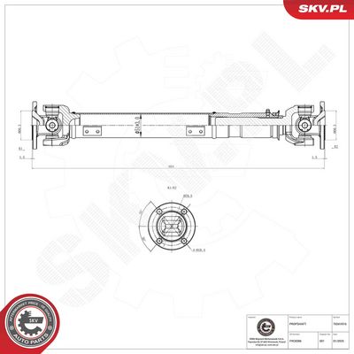 Drive Shaft ESEN SKV 76SKV016